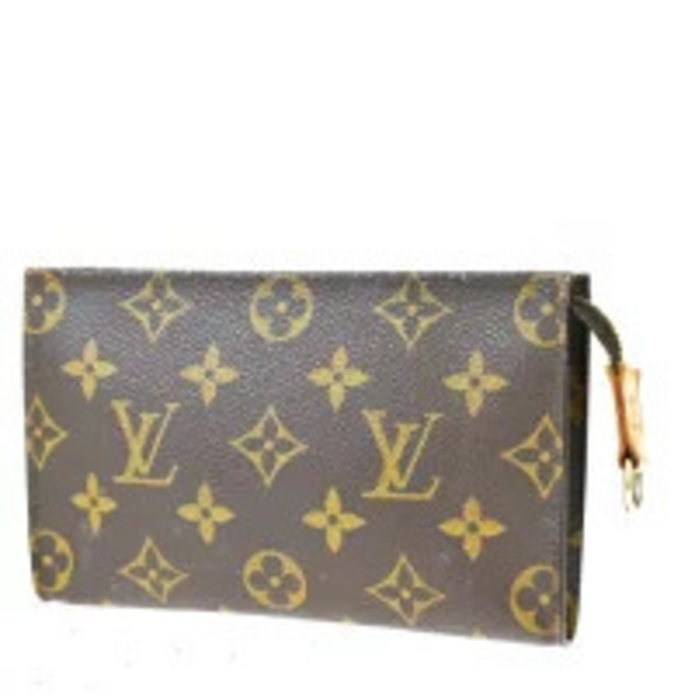 Louis Vuitton Bucket attached Pouch Clutch bag Monogram leather